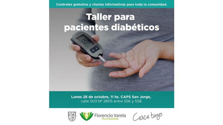 Taller para pacientes diabéticos